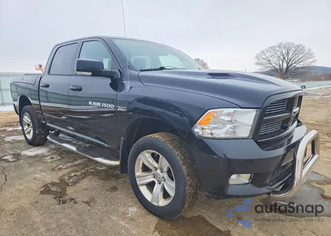 2012 Dodge Ram 1500 Sport из США, поврежденный, VIN 1C6RD7MTXCS338630